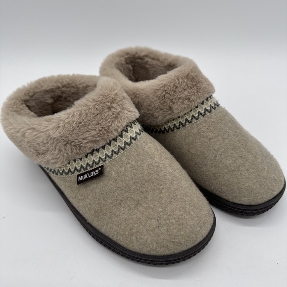 Mukluks Shoes - Muk Luks‎ Women's Slipper Shoes Faux Fur Lined 7-8